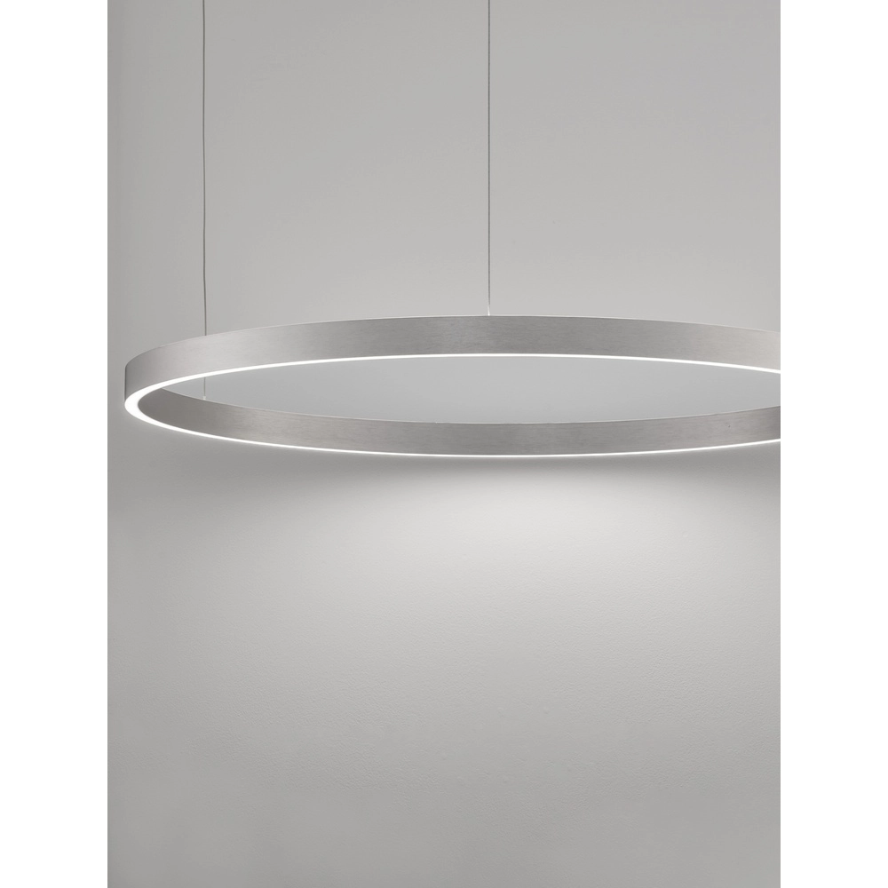 Design hanglamp Elowen zilvergrijs Ø 98cm