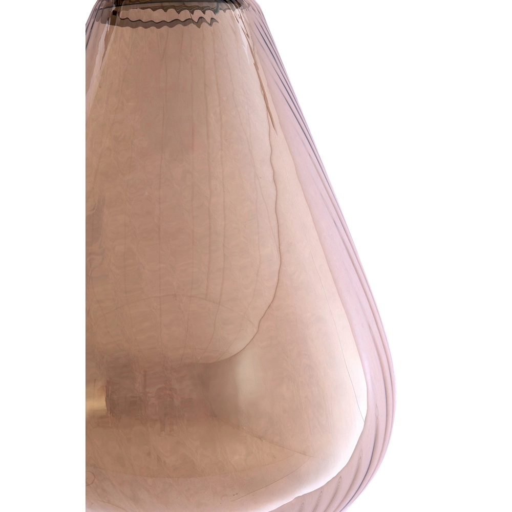 Glazen hanglamp Leona Ø 25cm - amber glas Light & Living 8717807834005
