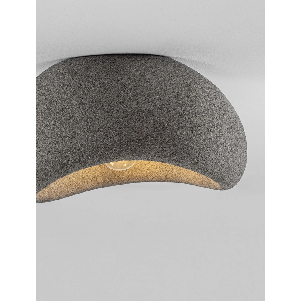 Natuurlijke plafondlamp Aere grijs 40cm Lyora 5212017476753
