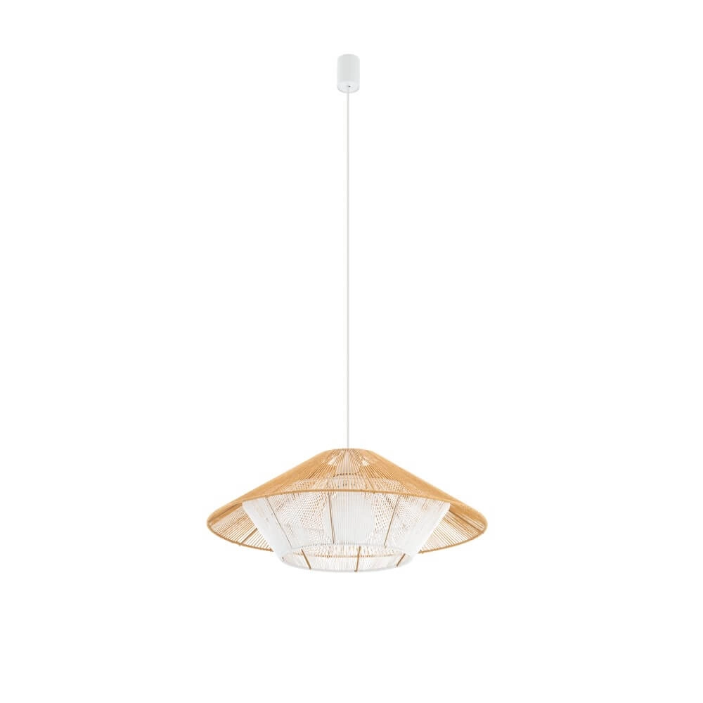 Rotan hanglamp Japandi M Ø 60cm