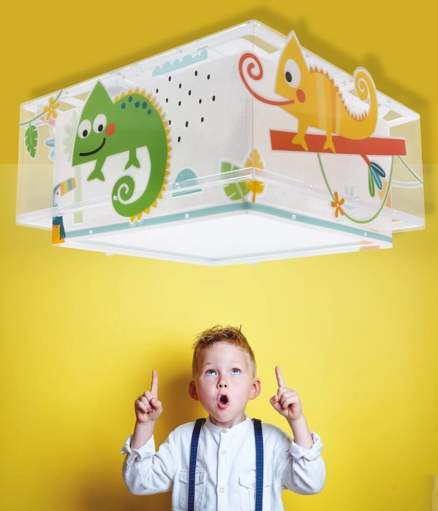 Design kinderkamer plafondlamp Happy Jungle Dalber 8420406003306