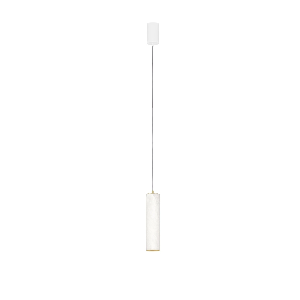 Hanglamp Diletto goud met wit Lyora 5212063503229