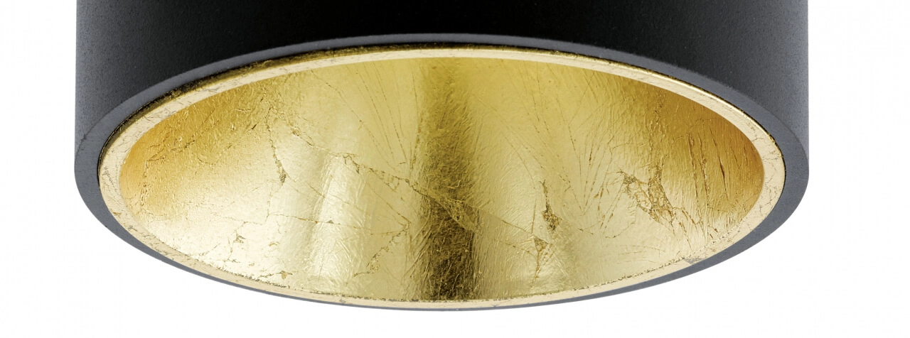 Led plafondspot Polasso Round Zwart/Goud Eglo 9002759945022