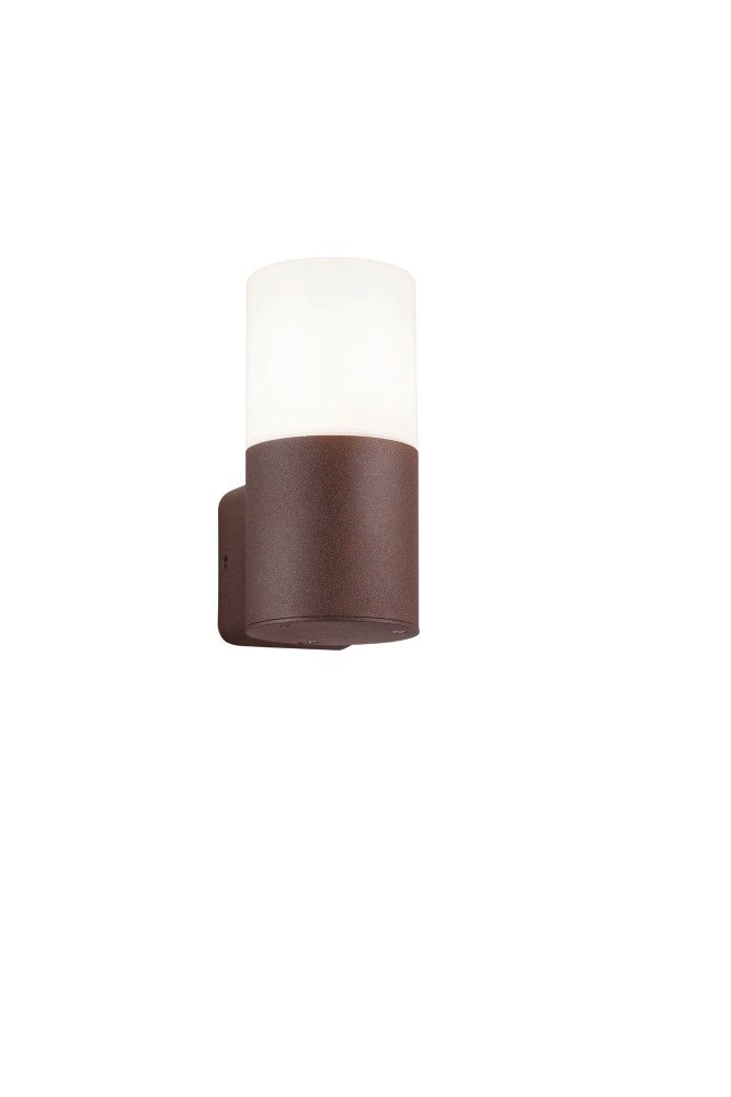 muur licht Hoosic 17,5cm bruin