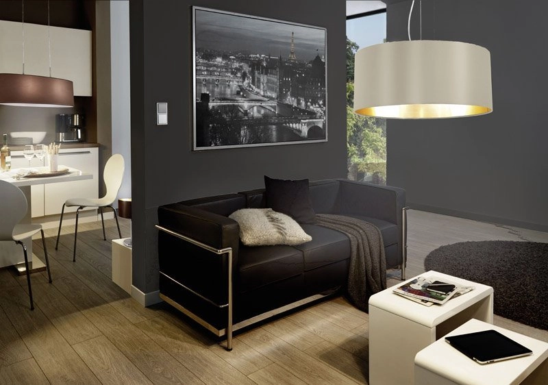 Hanglamp Maserlo Beige/Goud Eglo 9002759316075