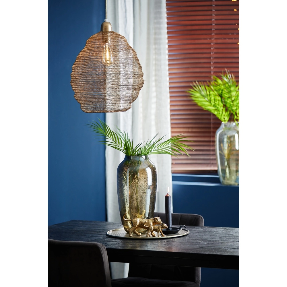 Gaas hanglamp Nina Ø 38cm - antiek brons Light & Living 8717807175344
