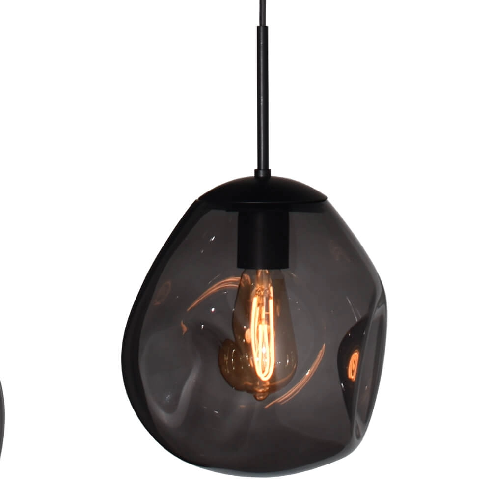 Hanglamp Lava Oval 4x smoke glas Ø 24cm Masterlight 8718121290089