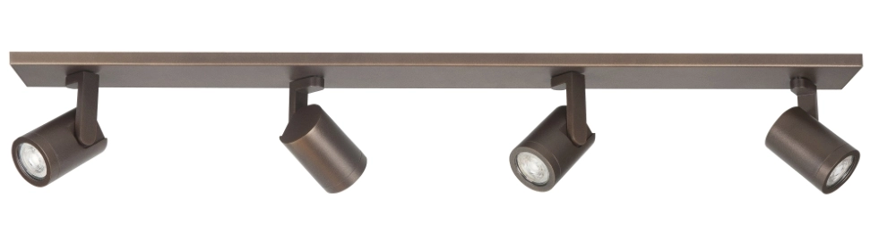 4-lichts opbouwspot Halo choco - GU10