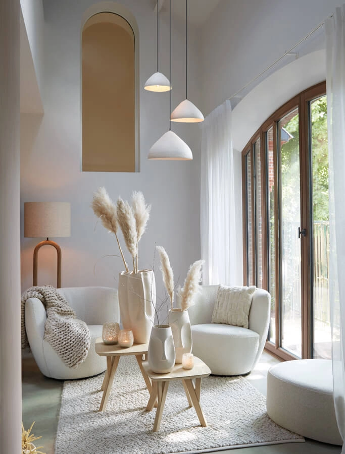 Hanglamp Elimo Ø 25cm wit
