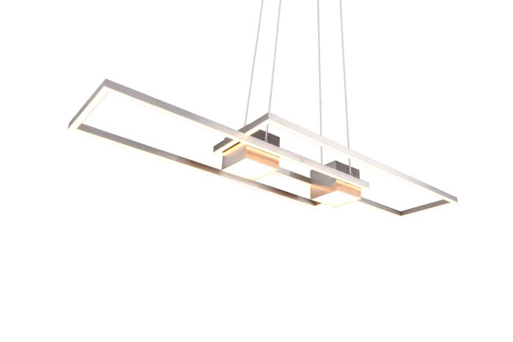 Led hanglamp kantoor Albany rvs Trio 4017807610321