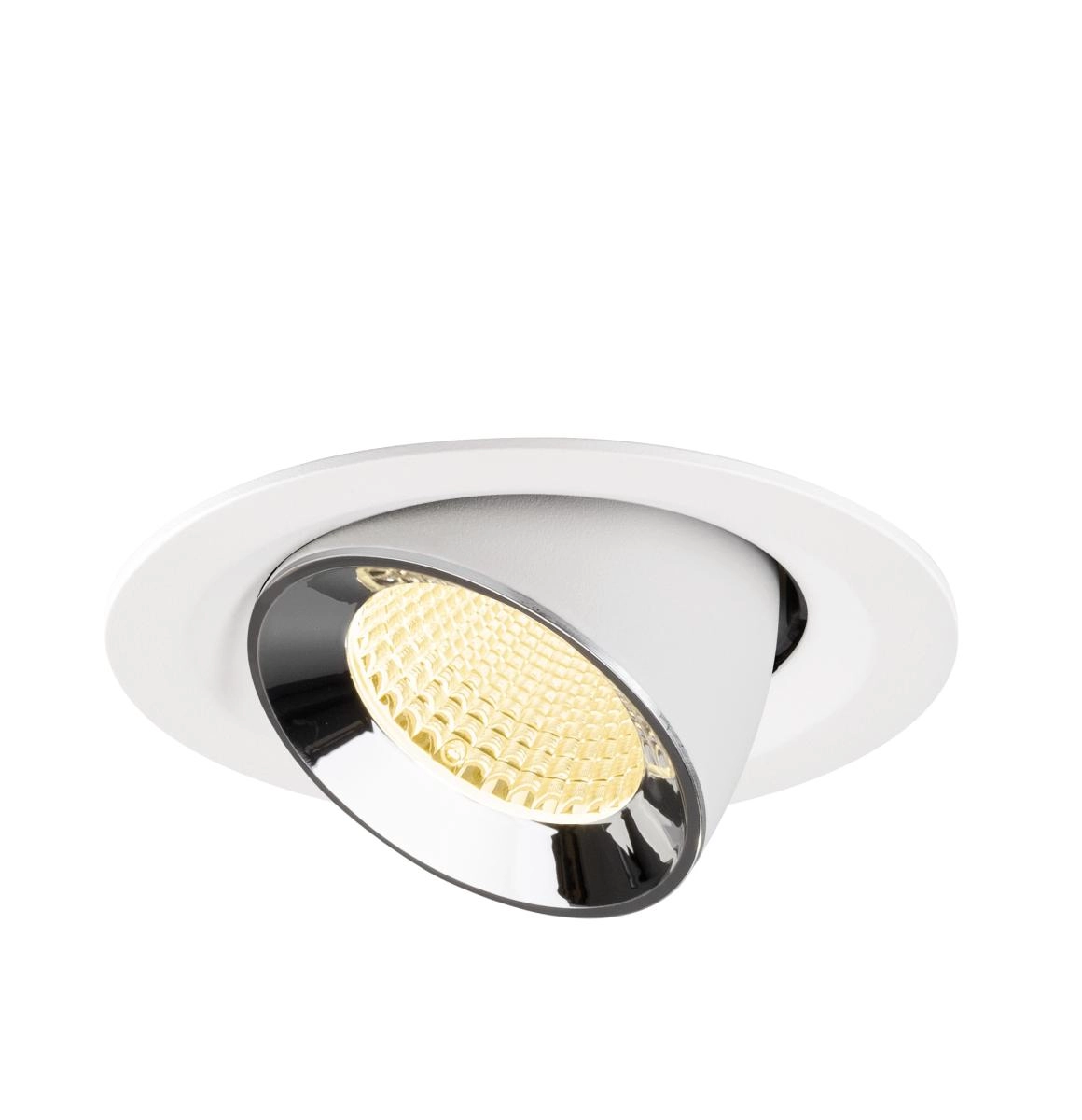Inbouwspot Numinos Gimble M wit/chroom 3000K - 40gr SLV 4024163311816