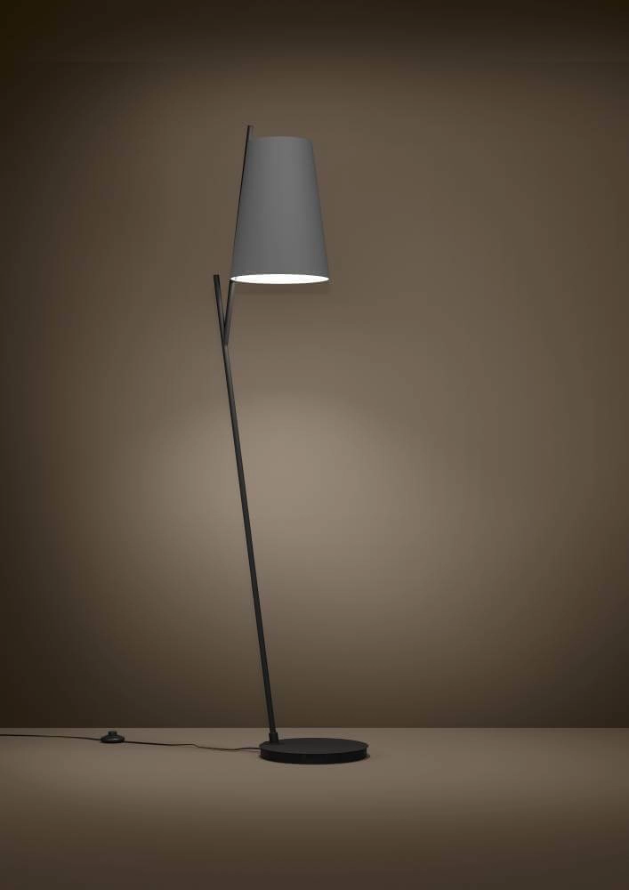 Schemerlamp Petrosa met grijze kap Stars of Light 9008606238163