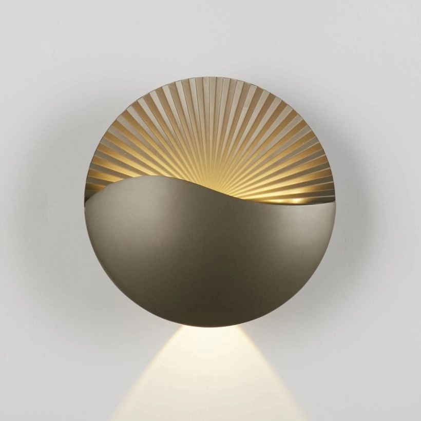 Moderne wandlamp Sunrise brons