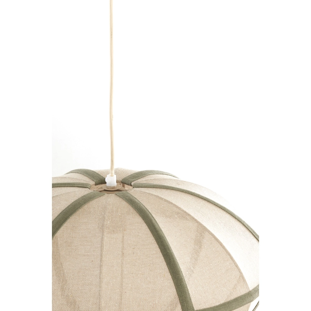 Japandi hanglamp Mirelys Ø 49cm - olijf groen Light & Living 8717807835903