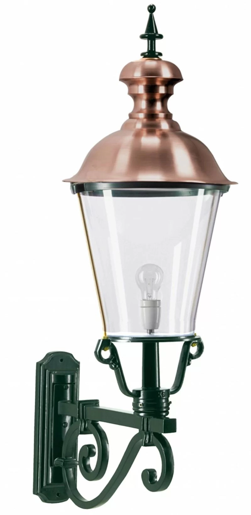 Nostalgische buitenlamp Notaris XL zwart KS verlichting 8714732127646