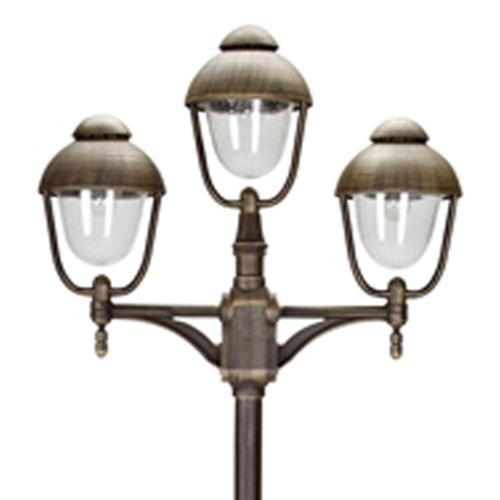 Buitenlamp 3-lichts Jardi 228cm - brons Albert 4007235520415