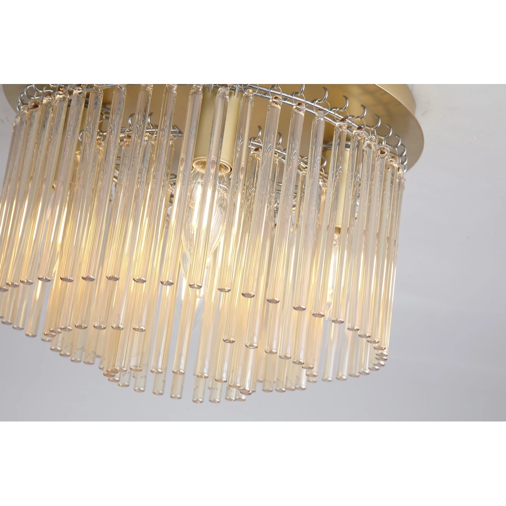 Plafondlamp Swizzle goud Searchlight 5053423302560