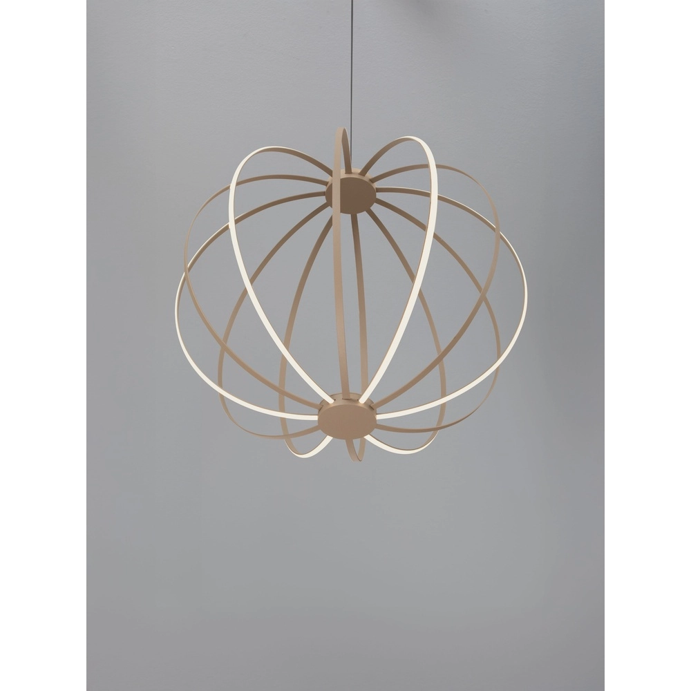 Hanglamp Brea beige Ø 50cm Lyora 5212017494375