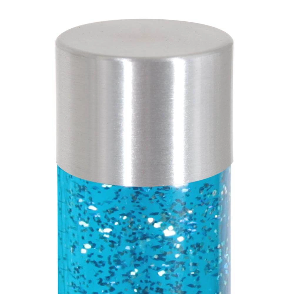 Lavalamp Volcan metaal met blauw Steinhauer 8712746177664