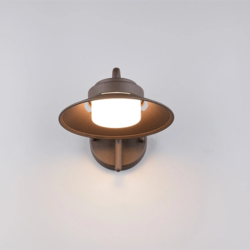 Moderne stallamp Atrato roestbruin Trio 4017807691276