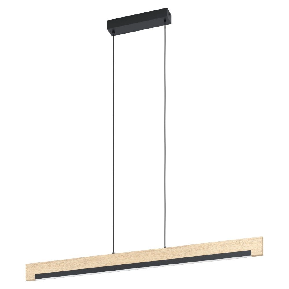 Led hanglamp Camacho Hout