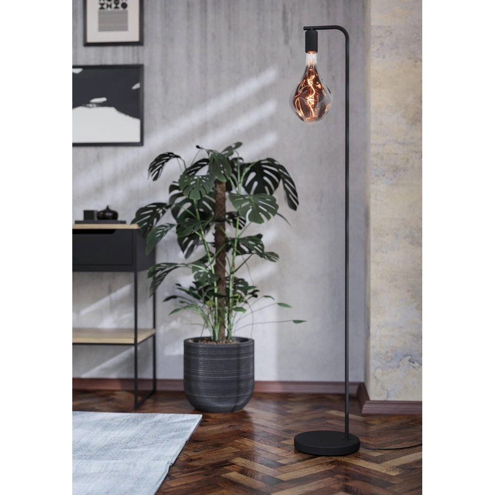 Zwarte vloerlamp Cranley 1 1x E27 Eglo 9002759437916