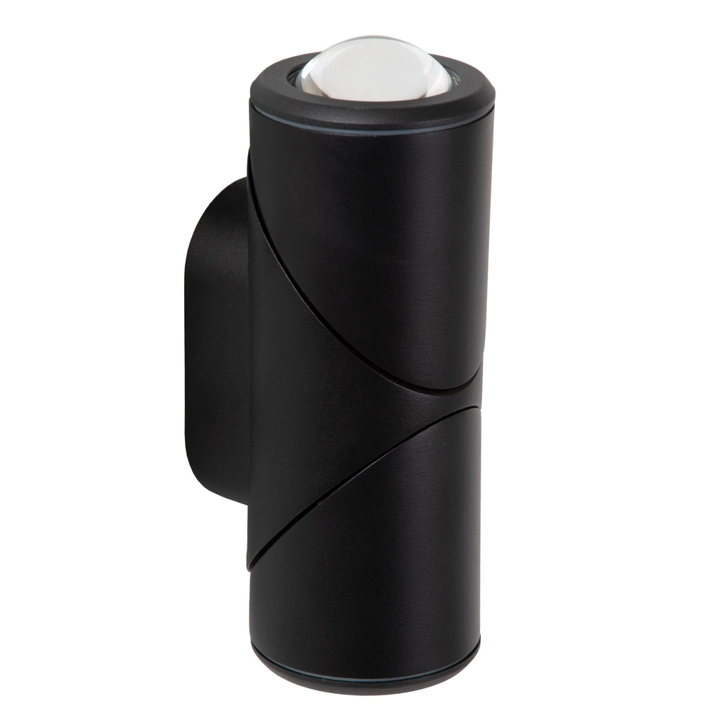 Design opbouwspot Erin IP65 zwart dubbel