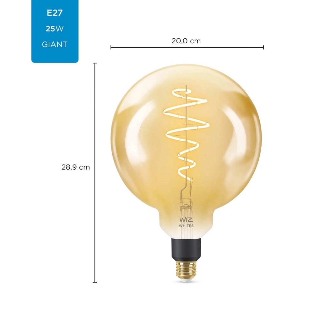 Lichtbron 6,5W - E27 - Led Gold 2000-5000K WiZ 8718699786830