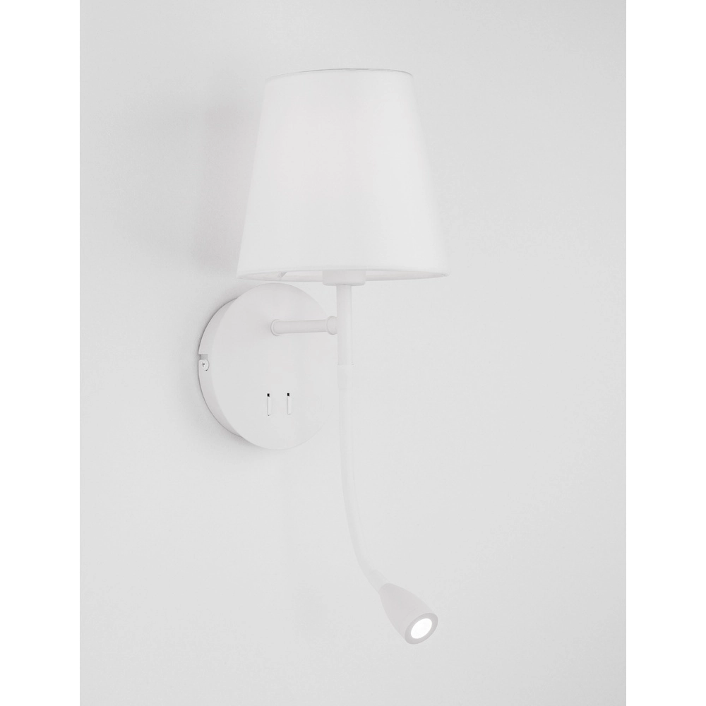 Bedlampje Nia wit Lyora 5212017427113