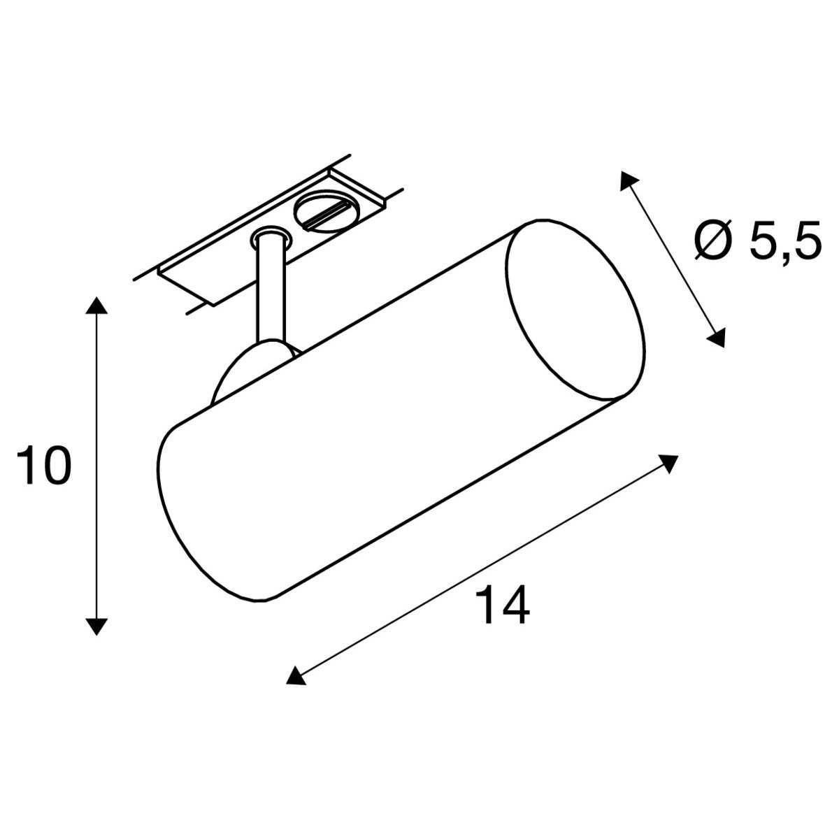 Railspot Helia 50 1-fase wit SLV 4024163169363