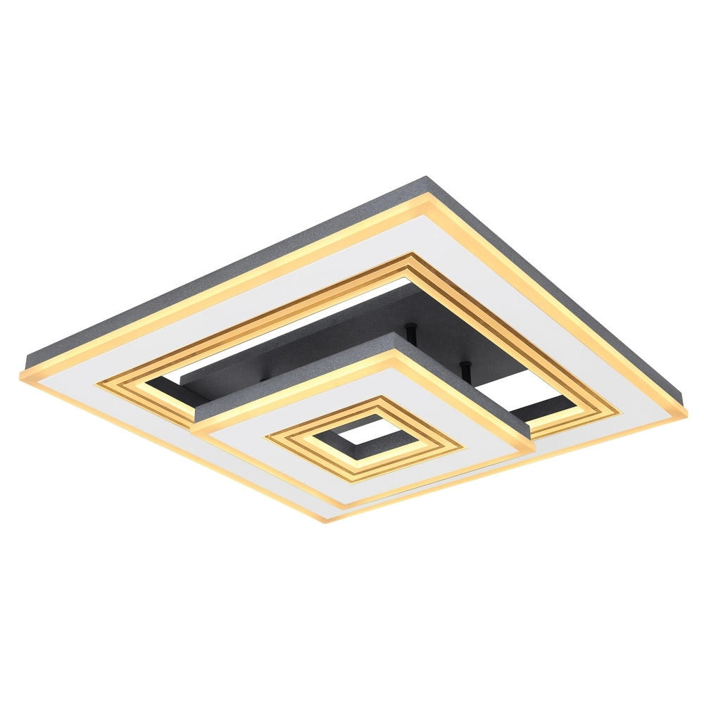 Design plafondlamp Jack wit met zwart Globo 9007371419630
