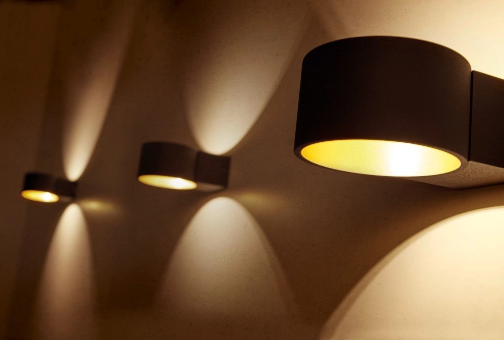 LED wandlamp Lacapo zwart Trio 4017807306309