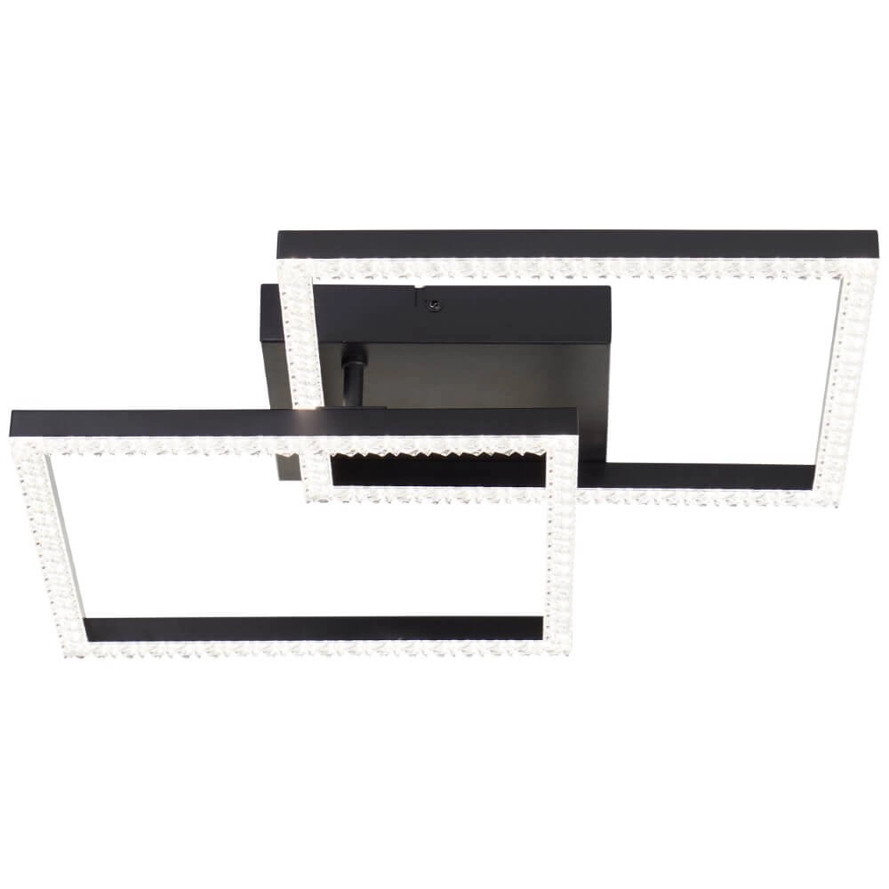 Zwarte plafondlamp Ranni 2700lm