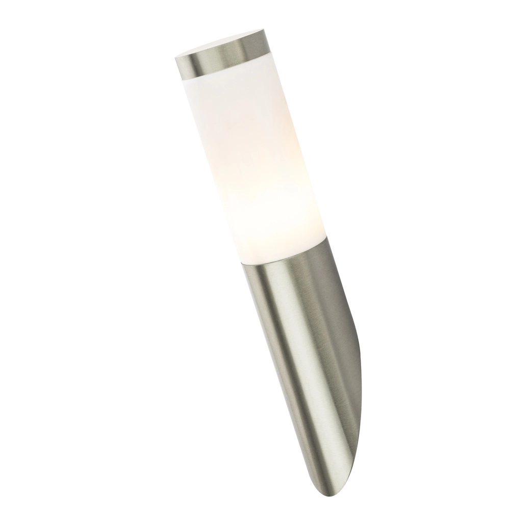 Buitenlamp Boston RVS met wit