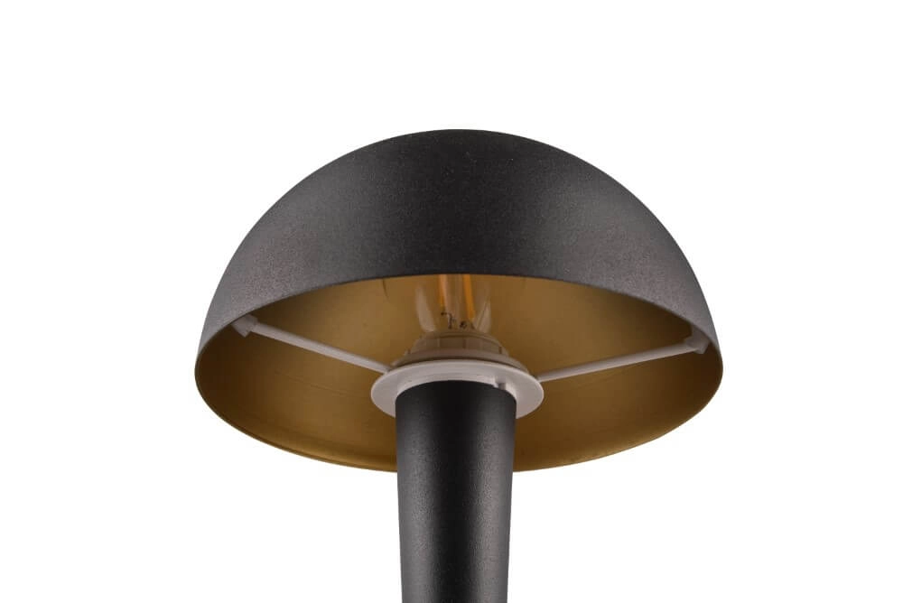 Zwarte goude tafellamp Canaria design Trio 4017807574937