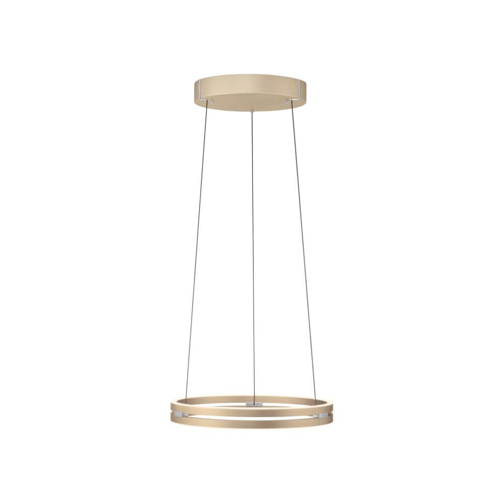 Strakke hanglamp Pure E-Loop messing