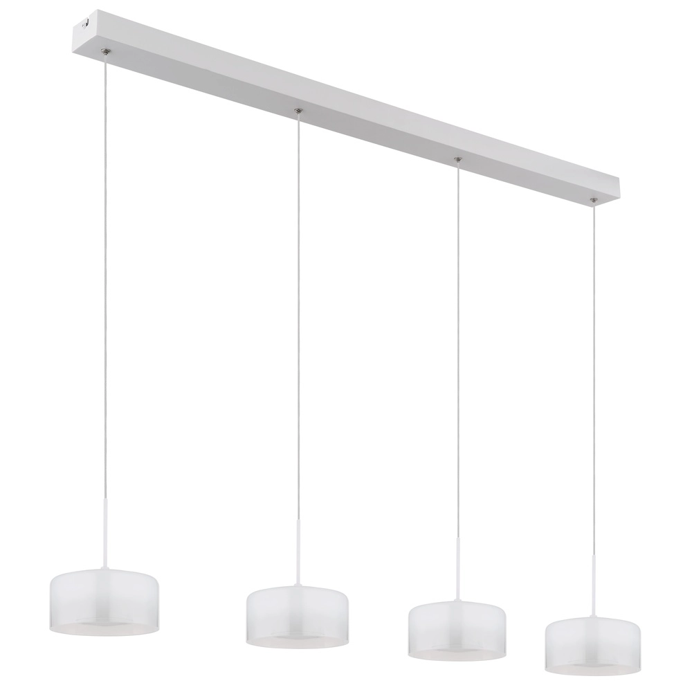 Design hanglamp Belinda 4-lichts wit Globo 9007371533299