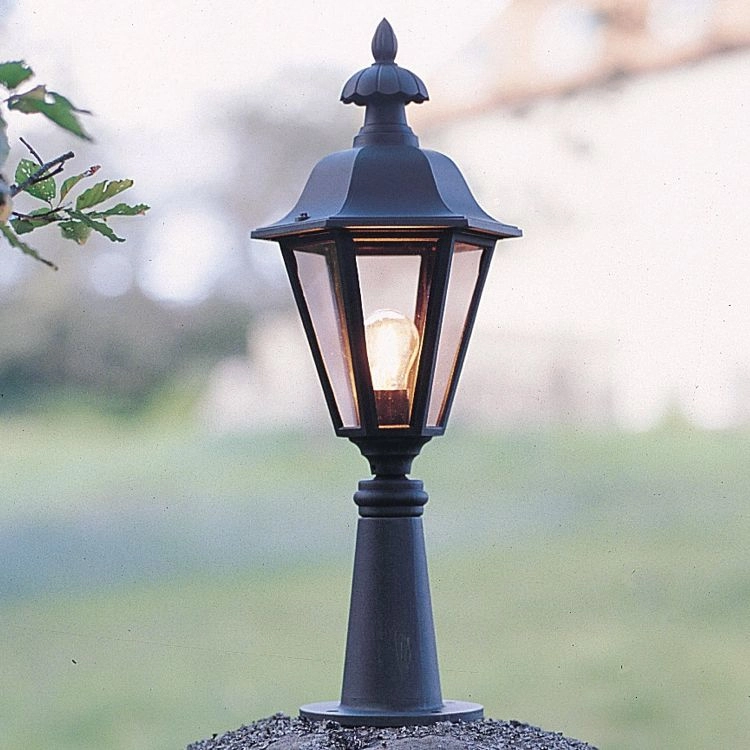 Lantaarnlamp Pallas 41cm mat zwart KonstSmide 7318304787507