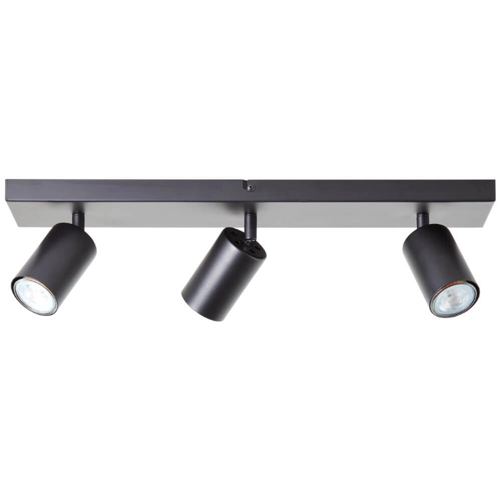 Zwarte plafondspot Jello 3-lichts Brilliant 4004353409387