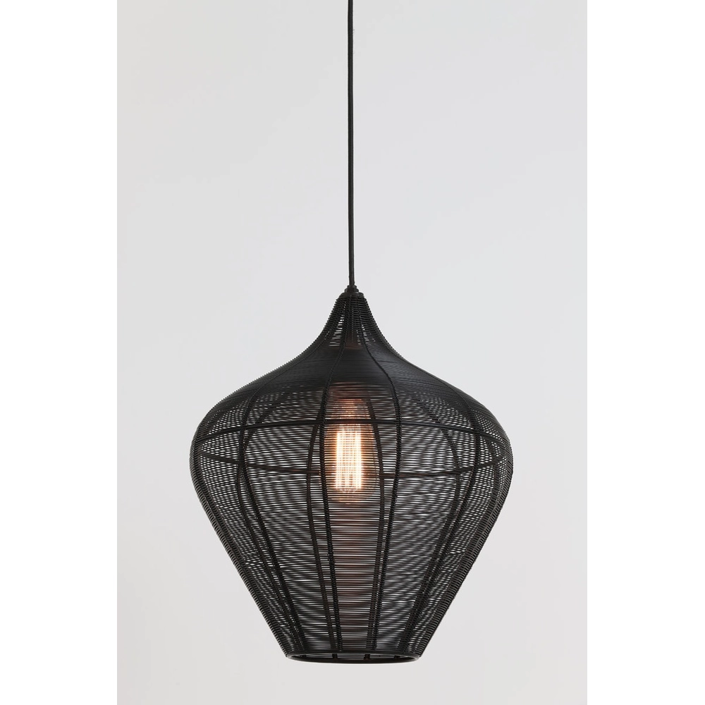 Hanglamp Alvaro zwart Ø 36cm Light & Living 8717807602581