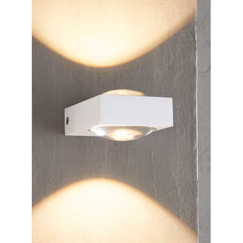 Led muurspot Jena 2x3w - 2700K wit
