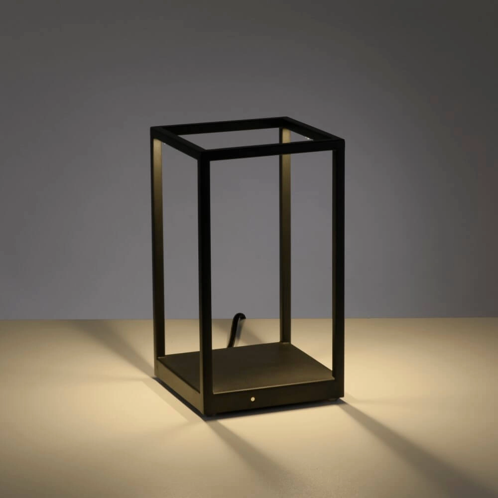 Strakke tafellamp Conni zwart Paul Neuhaus 4012248359419