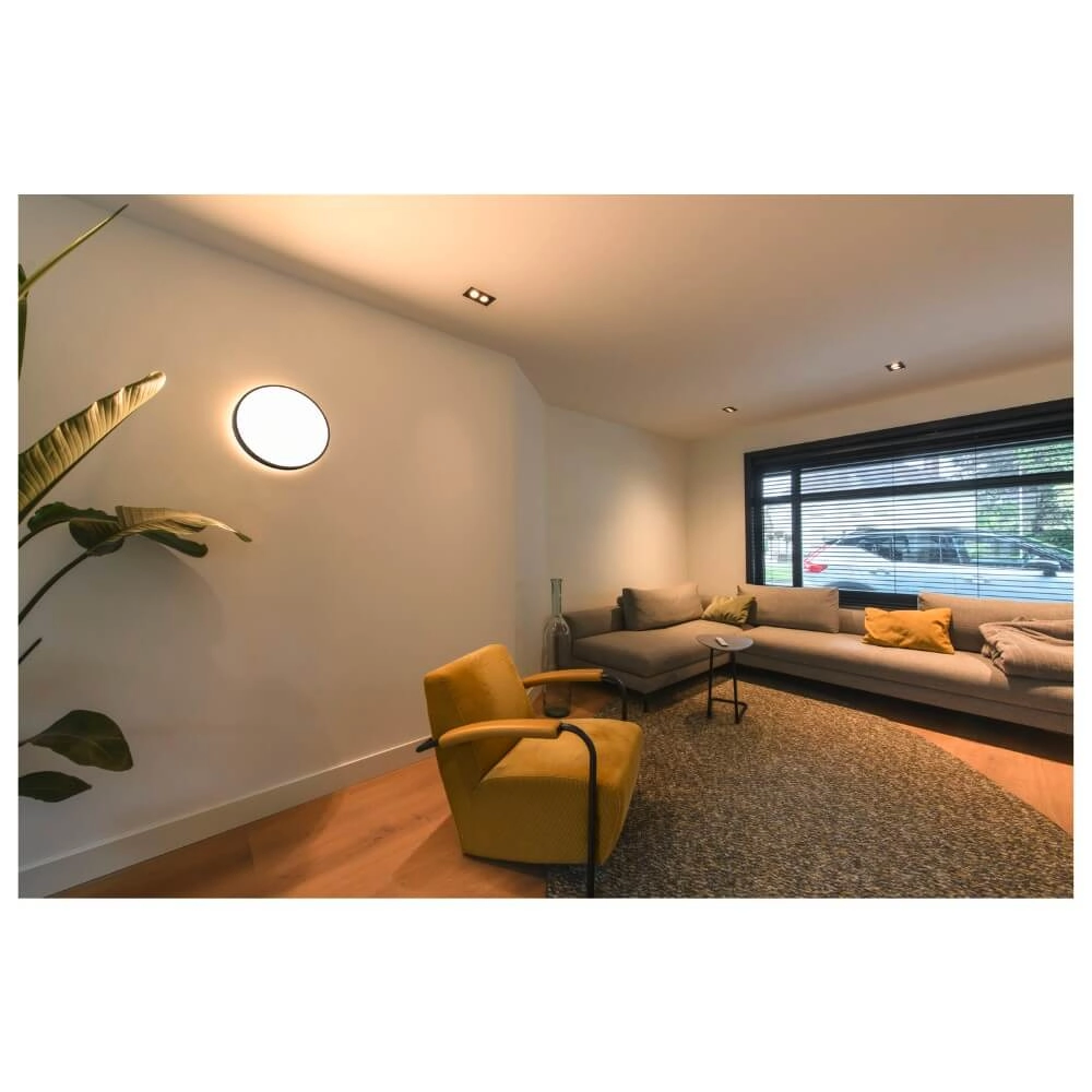 Vierkante led inbouwspot Kadux Double 2x Led - zwart - 3000K SLV 4024163279109