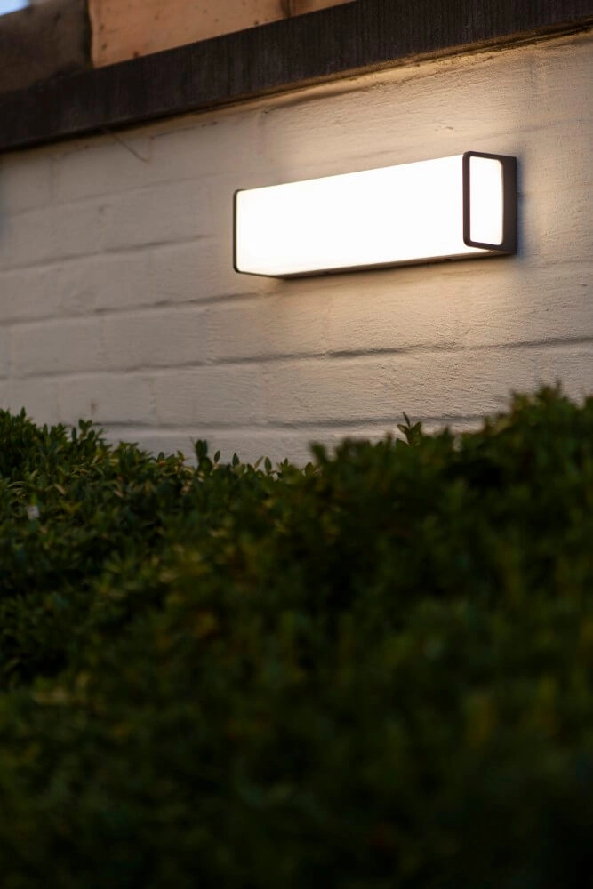 Antraciete wandlamp Doblo rechthoekig Lutec 6939412014296