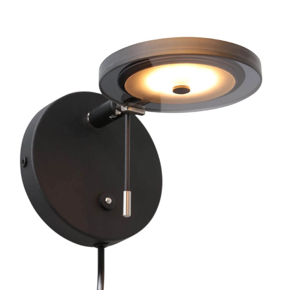 Wand leeslamp Turound zwart Steinhauer 8712746145458