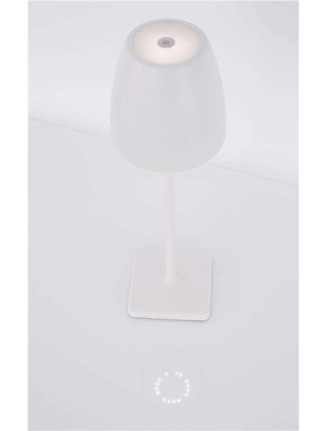 Oplaadbare tafellamp Colt 38cm wit Lyora 5212017425492