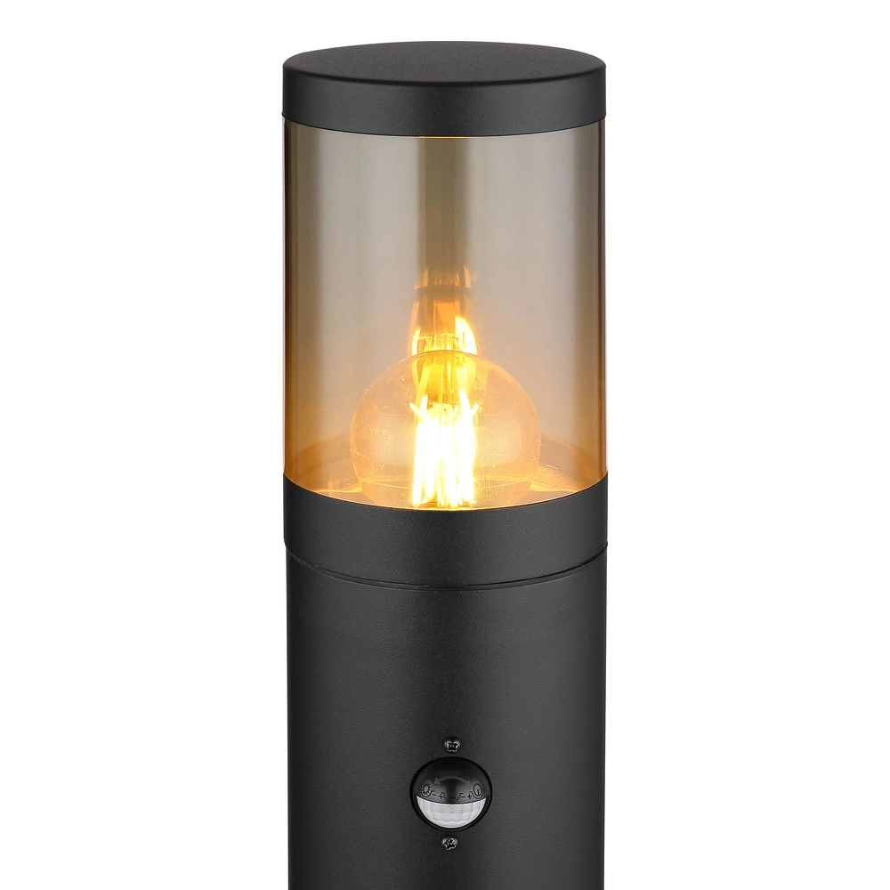 Moderne tuinlamp Xeloo zwart met sensor Globo 9007371438280