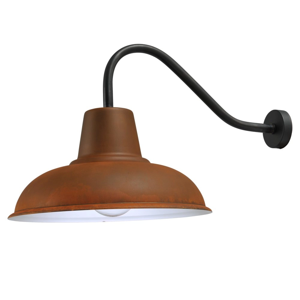 Wandlamp Industria Roest