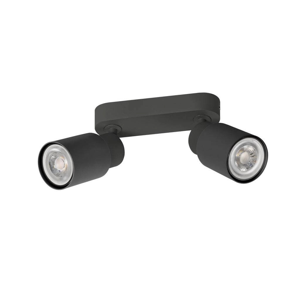Dubbele spot Puri 2.0 Tube zwart SLV 4024163293655