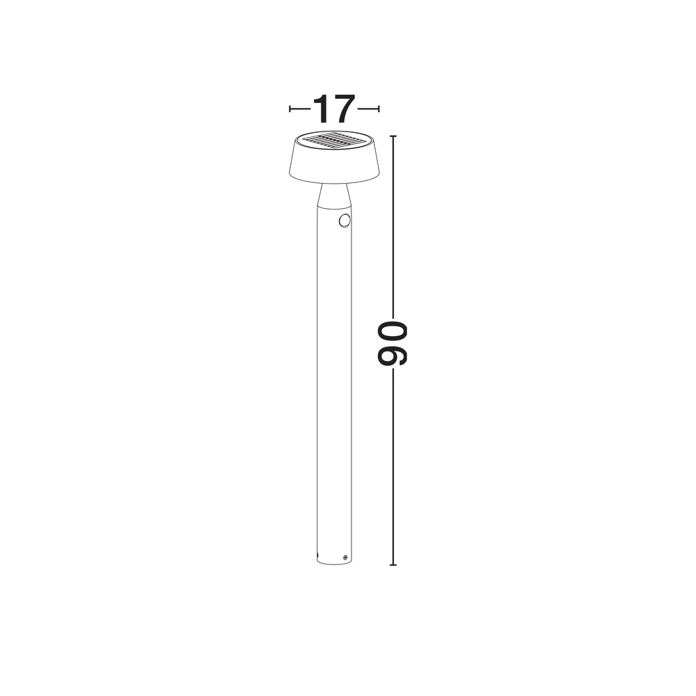 Solar tuinlamp Chiaro 90cm Lyora 5212017479150